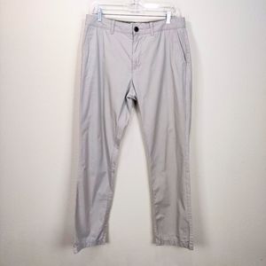 Penguin Mens Tan Gray Beige Khacki Chino Pants